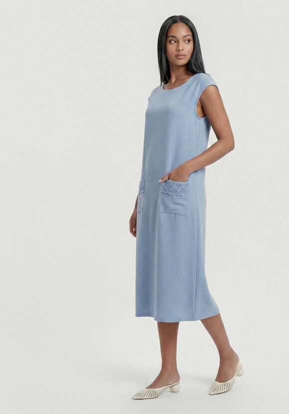 Сарафан изо льнаВ ритме лета шир.  580, рис. 7