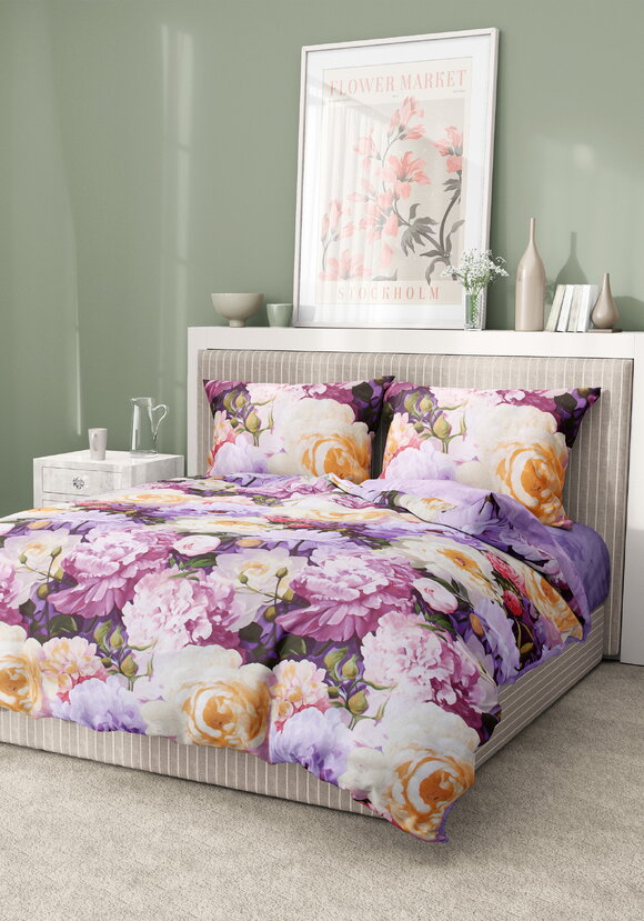 Пододеяльник поплин Виолетта шир.  580, рис. 8