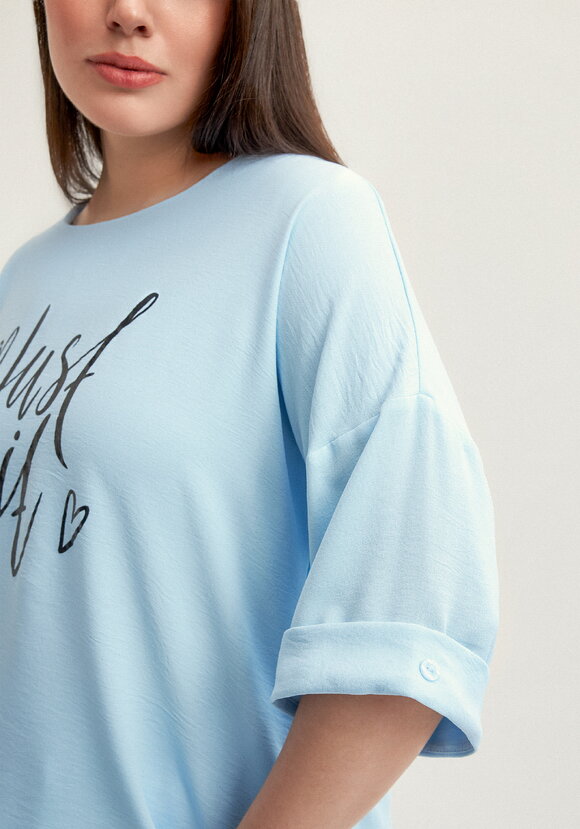 Костюм брючный с лаконичным принтом шир.  580, рис. 8