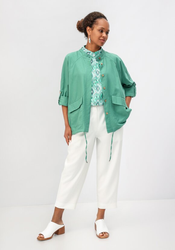 Пыльник свободного кроя шир.  580, рис. 18