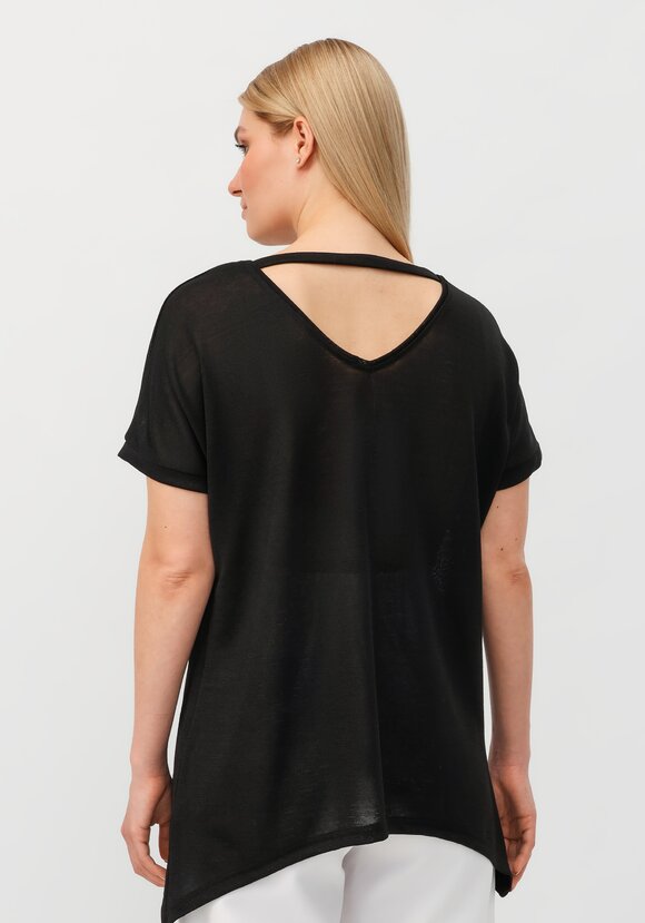 Блуза со стразами Аделина шир.  580, рис. 8