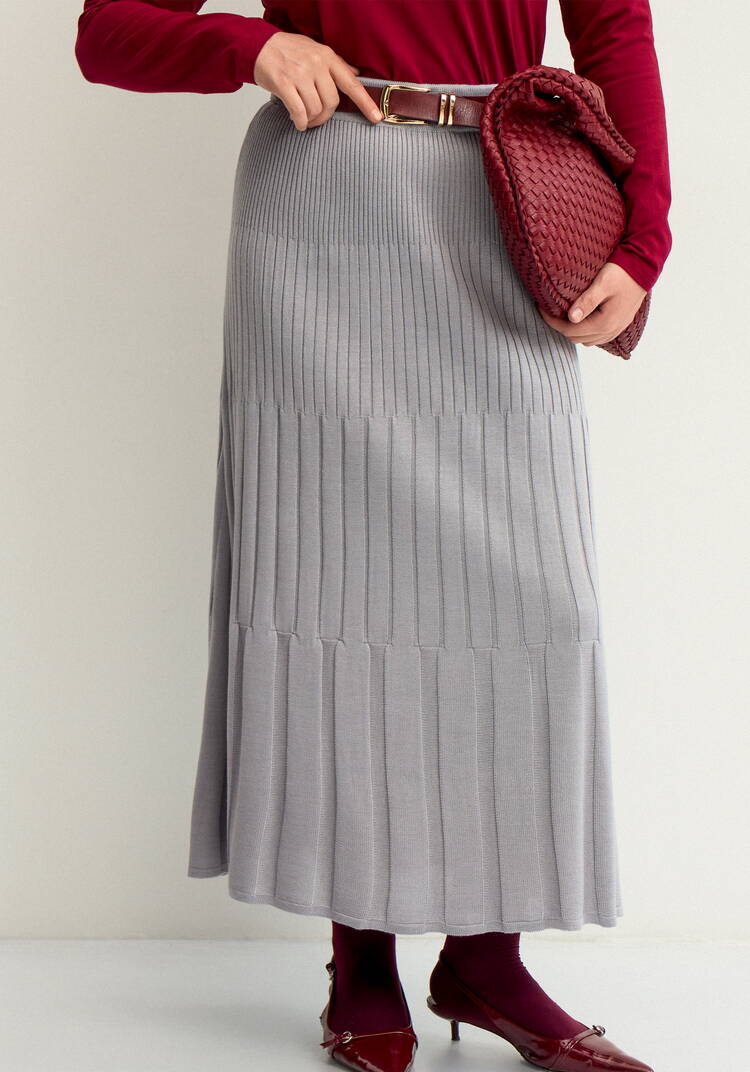 Юбка с фигурными складками шир.  750, рис. 2