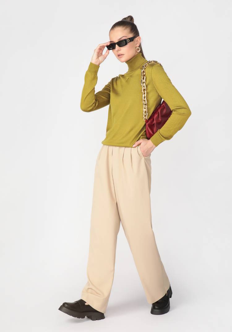 Джемпер женский со складками по полочке шир.  750, рис. 3