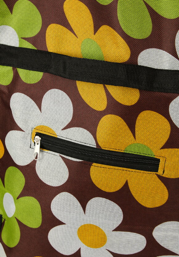 Сумка-тележка складная  Ромашки шир.  580, рис. 3