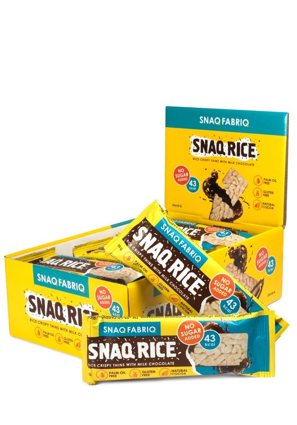 Хлебцы рисовые с молочным шоколадом (20 шт.) шир.  580, рис. 1