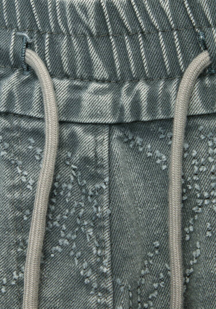 Джинсы с фактурным узором шир.  750, рис. 11