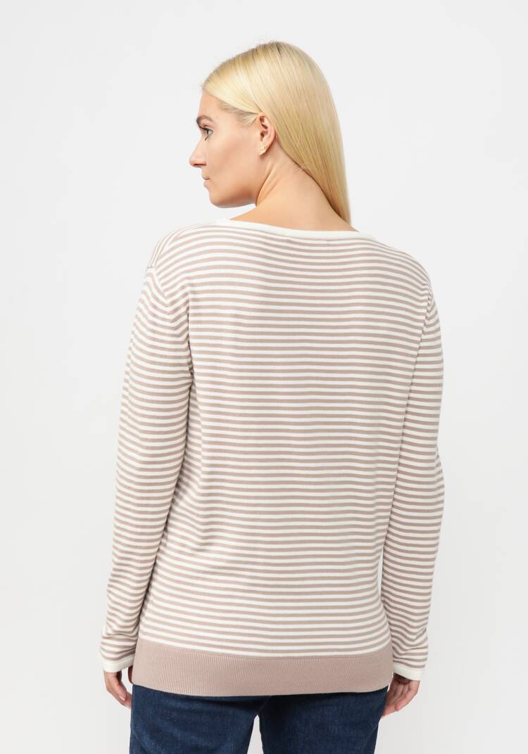 Джемпер вязаный в бретонскую полоску шир.  750, рис. 11