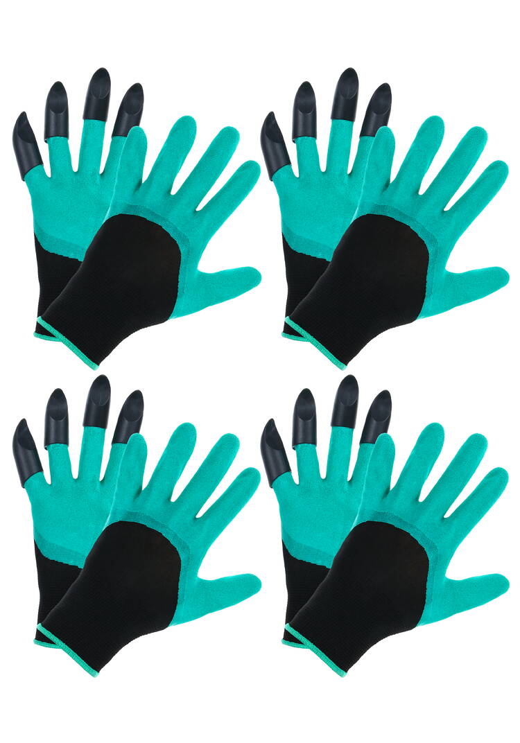 Перчатки садовые Землеройка, 4 пары шир.  750, рис. 1