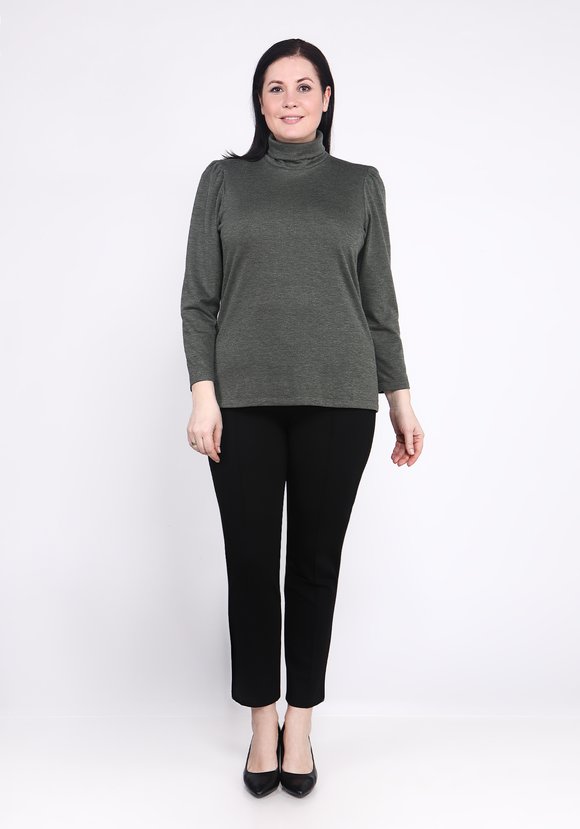 Водолазка базовая прямого кроя шир.  580, рис. 15