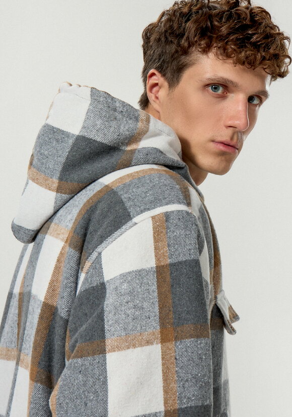 Рубашка с капюшоном и подкладом из шерпы шир.  580, рис. 45