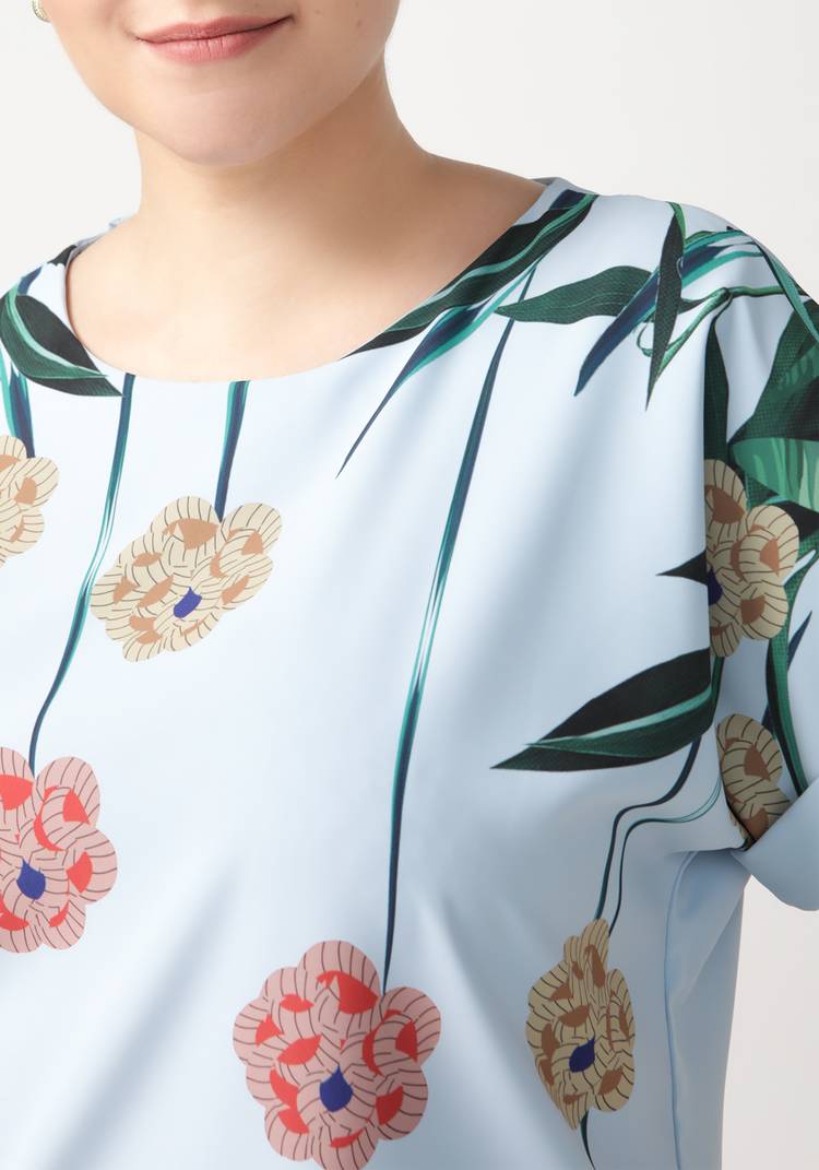 Блуза Небывалая красота шир.  750, рис. 8