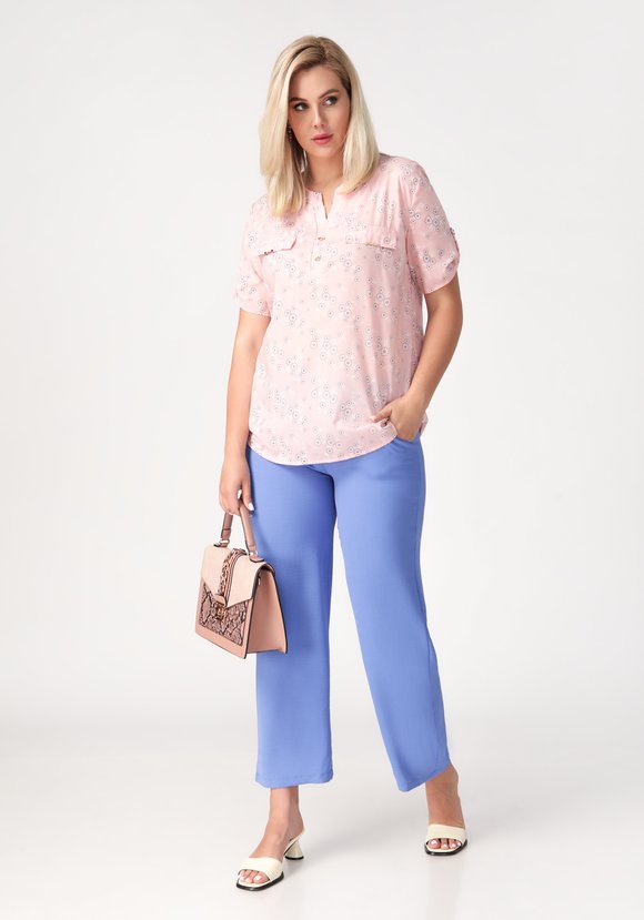 Блуза Геометрическая красота шир.  580, рис. 1