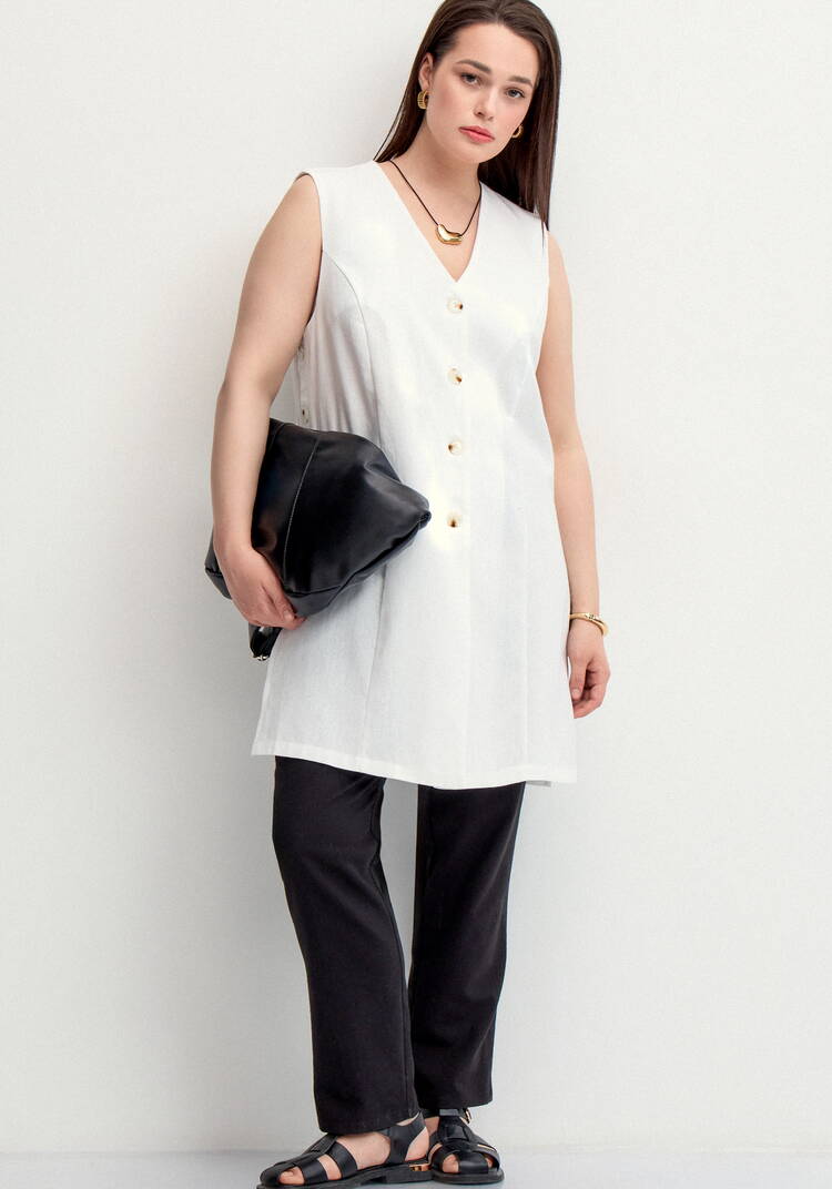 Жилет изо льна шир.  750, рис. 15