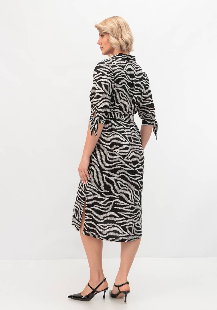 Платье-рубашка прямого силуэта с разрезами шир.  750, рис. 11