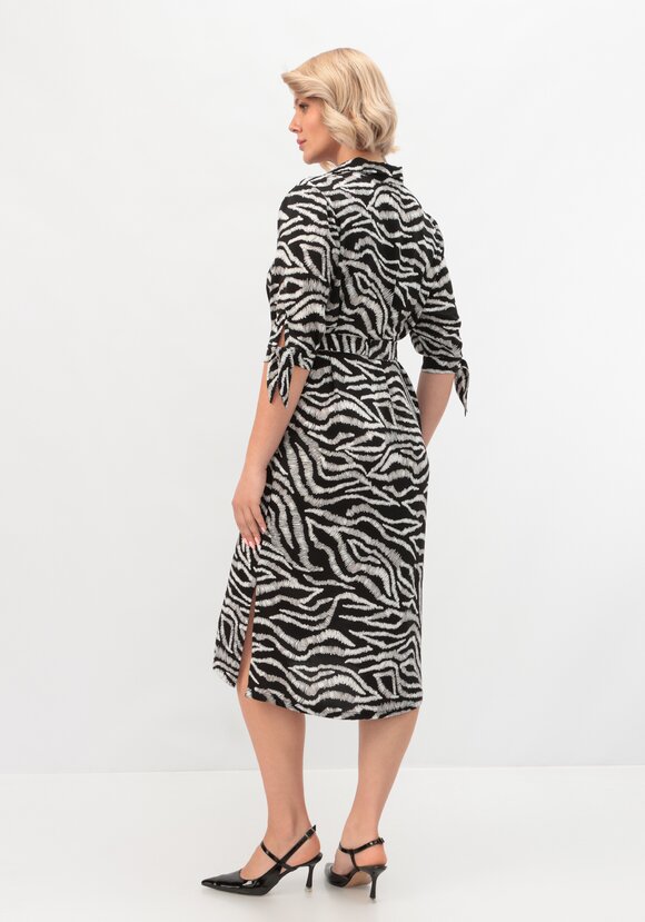 Платье-рубашка прямого силуэта с разрезами шир.  580, рис. 11