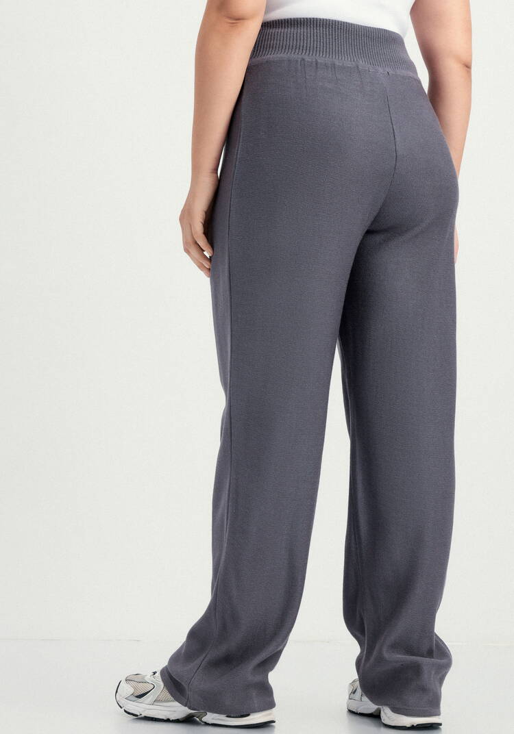 Брюки прямые вязаные со стрелкой шир.  750, рис. 17