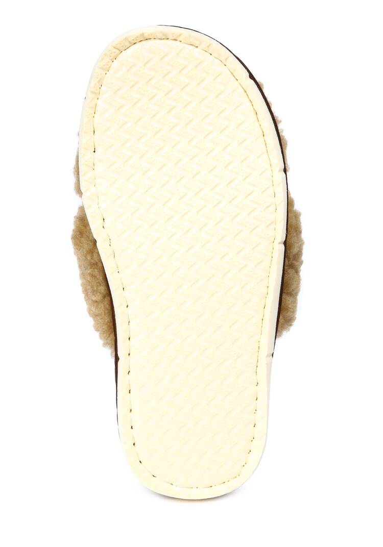 Тапочки из верблюжьей шерсти Крестик шир.  750, рис. 5