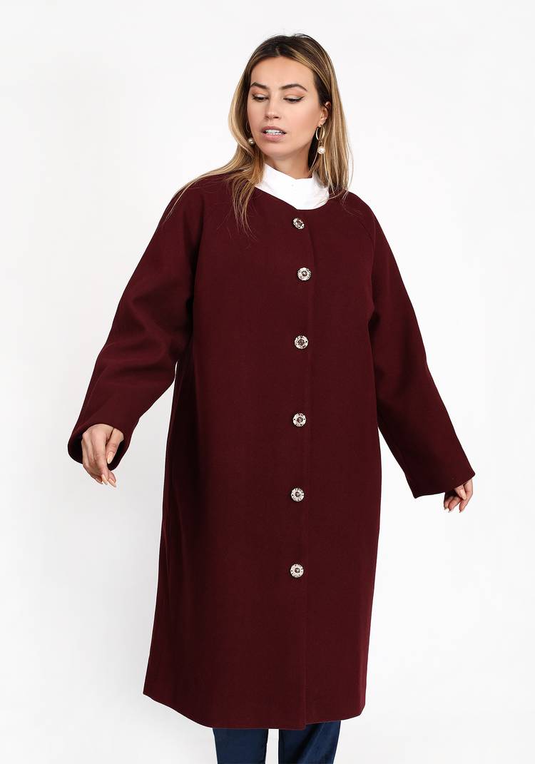 Пальто на пуговицах шир.  750, рис. 5