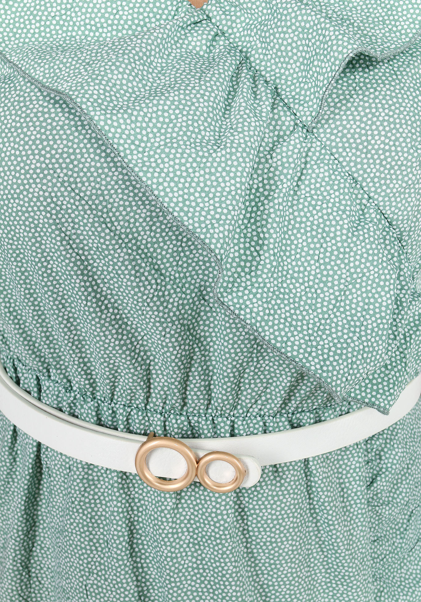 Платье оригинального дизайна с ремешком Victoria, цвет зеленый, размер 46 - фото 4
