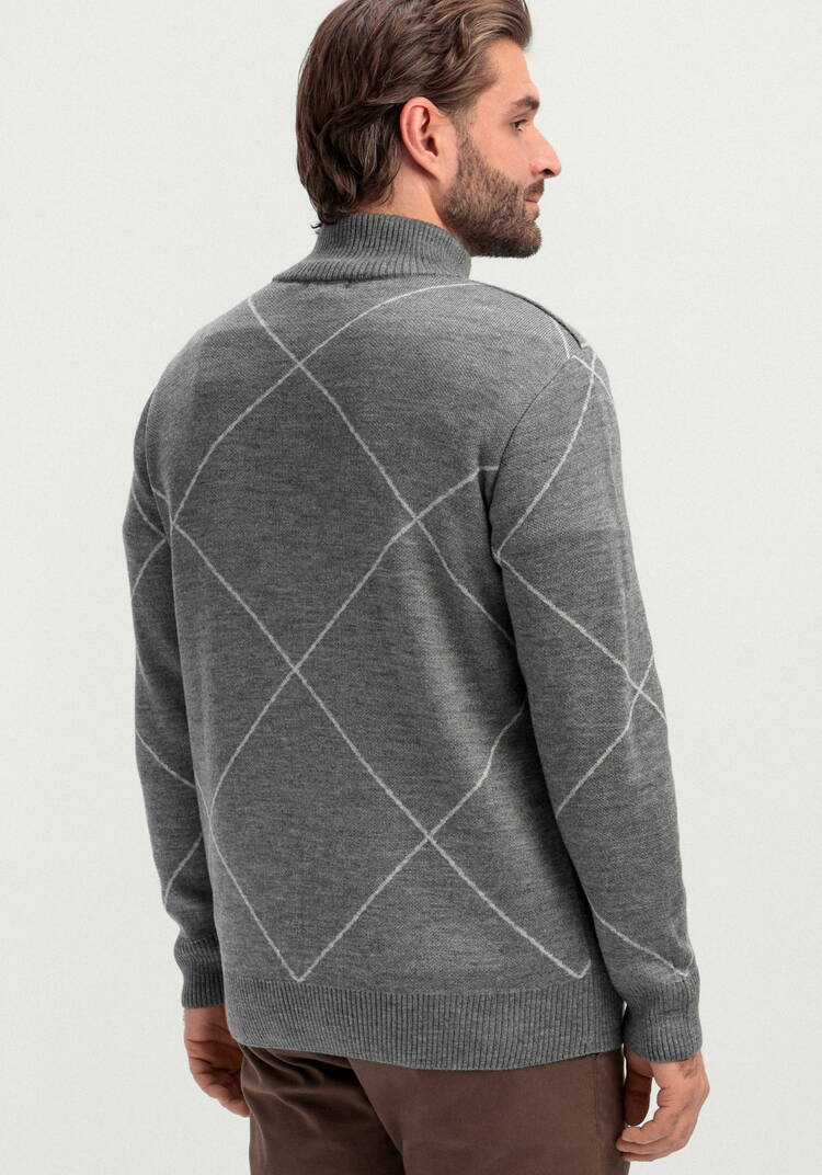 Кардиган на молнии с высокой горловиной шир.  750, рис. 3