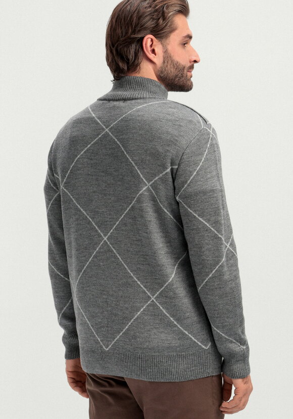 Кардиган на молнии с высокой горловиной шир.  580, рис. 3