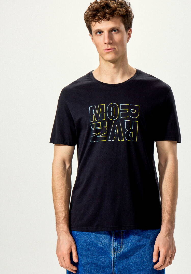 Комплект футболок с лаконичным принтом, 2 шт. шир.  750, рис. 57