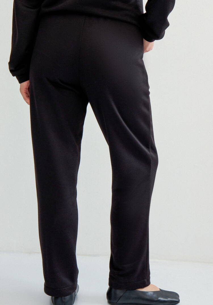 Брюки прямого кроя с имитацией стрелок шир.  750, рис. 8