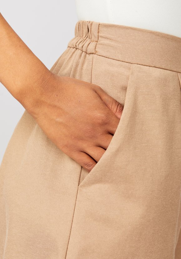 Шорты бермуды с карманами Анастасия шир.  580, рис. 5