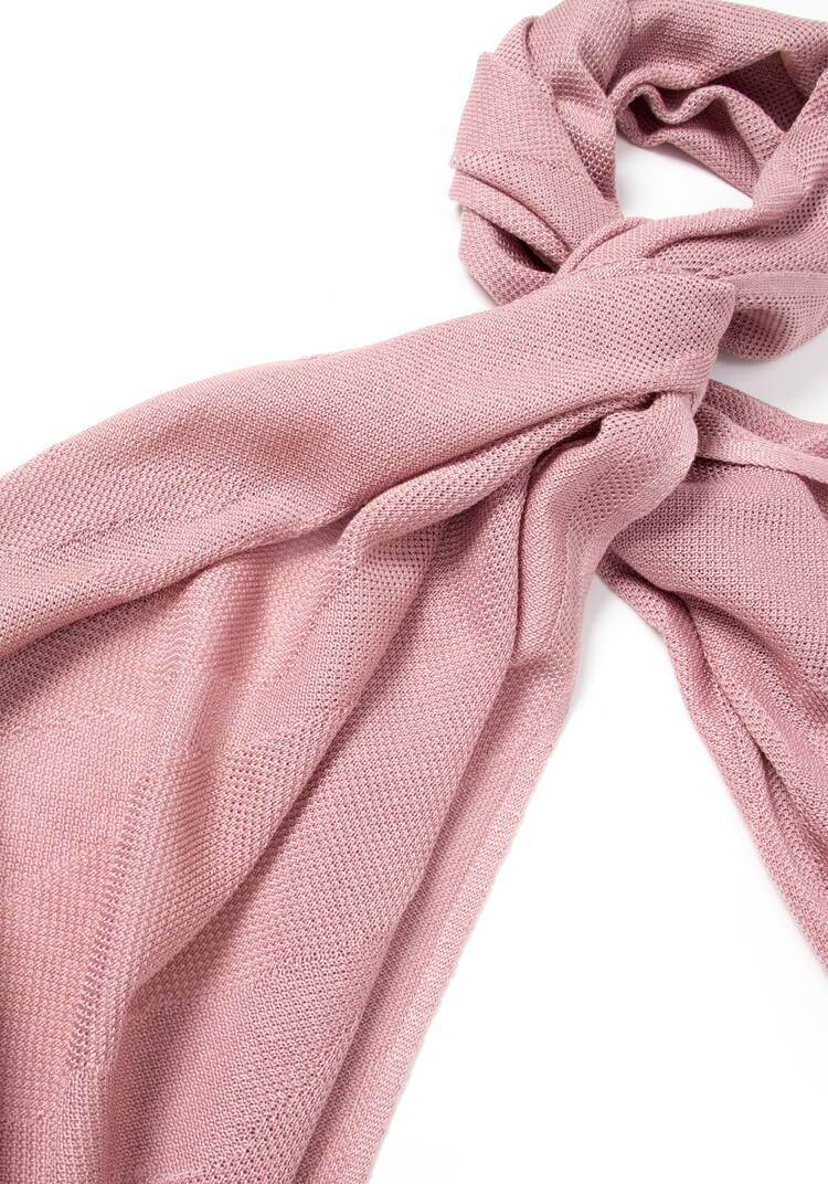 Палантин с нежным фактурным рисунком шир.  750, рис. 4