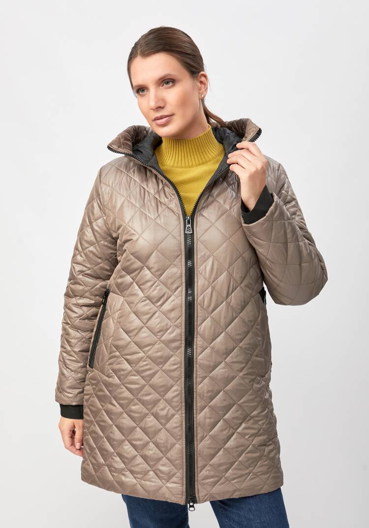 Куртка с капюшоном удлиненная шир.  750, рис. 19