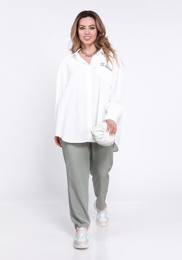 Блуза с принтом на кармане шир.  580, рис. 11