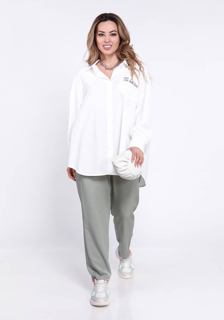 Блуза с принтом на кармане шир.  750, рис. 11