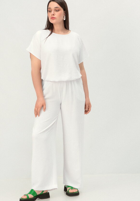 Брюки с карманами, свободного кроя шир.  580, рис. 13