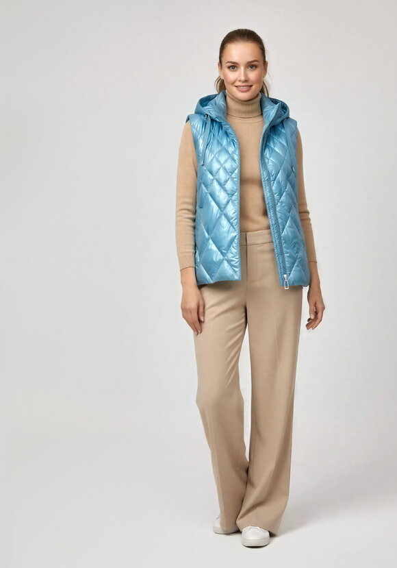 Жилетка женская, стеганая шир.  580, рис. 5