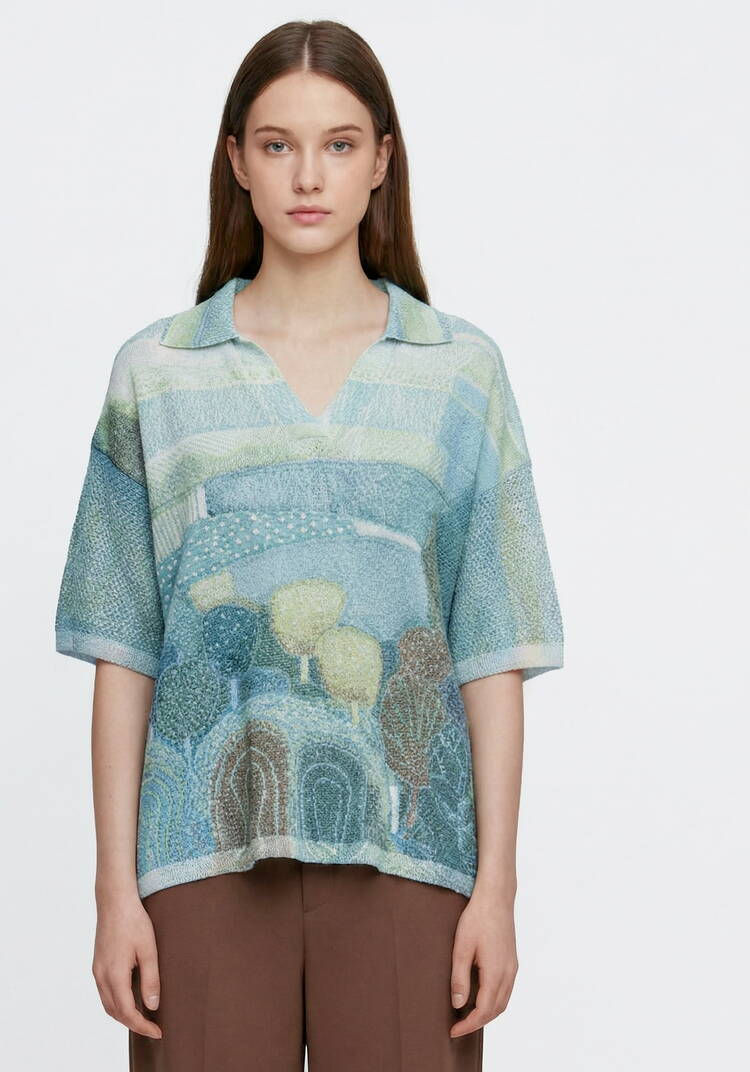 Джемпер-поло Люксембург шир.  750, рис. 6