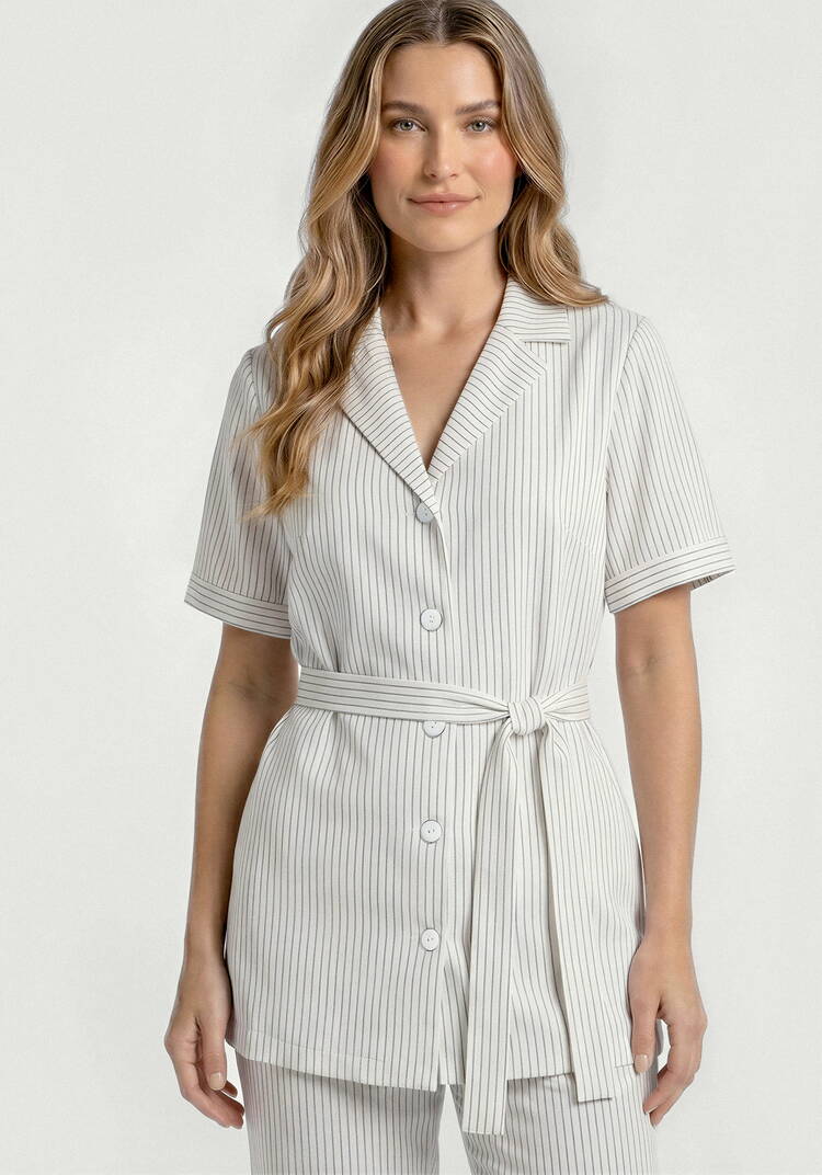 Костюм из жакета и брюк в полоску шир.  750, рис. 20