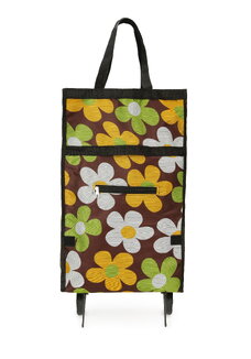 Сумка-тележка складная  Ромашки
