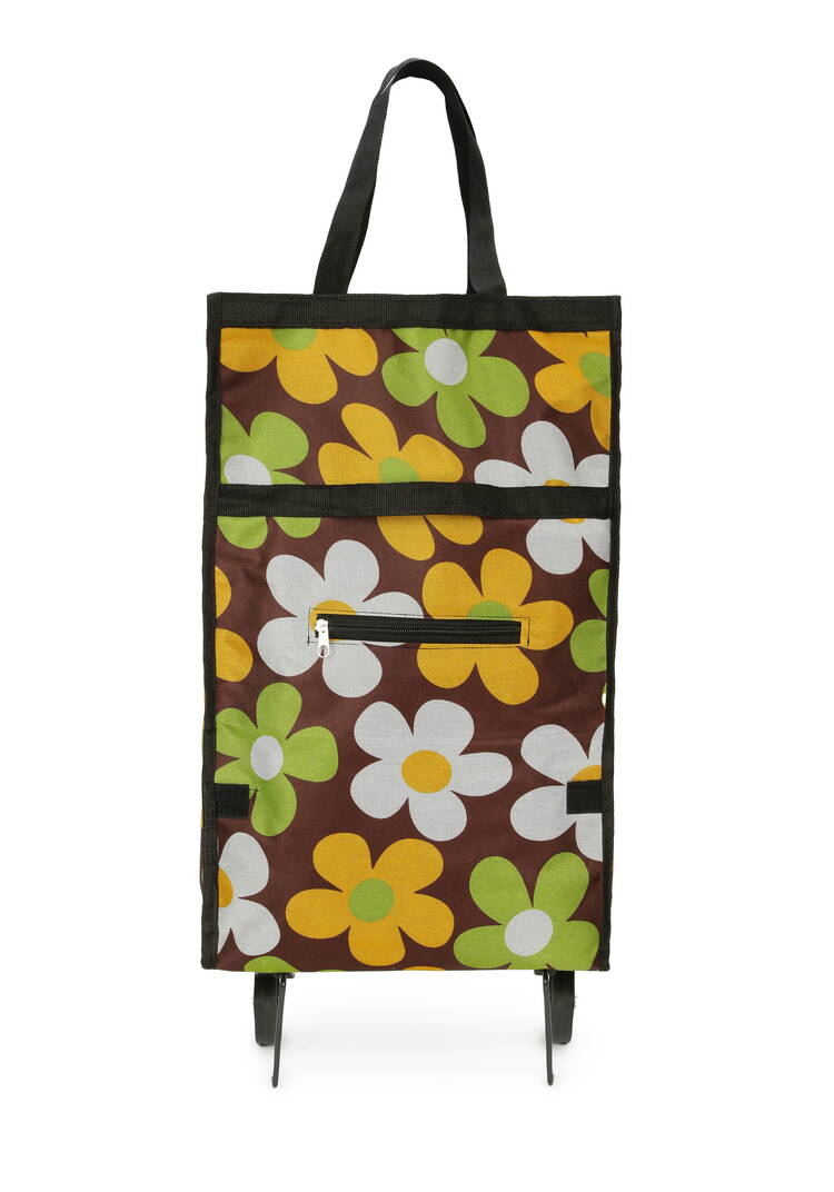 Сумка-тележка складная  Ромашки шир.  750, рис. 1