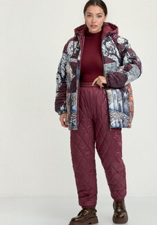 Брюки стеганые, утеплённые Элина