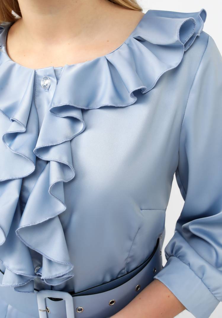 Платье из итальянского шелка шир.  750, рис. 13