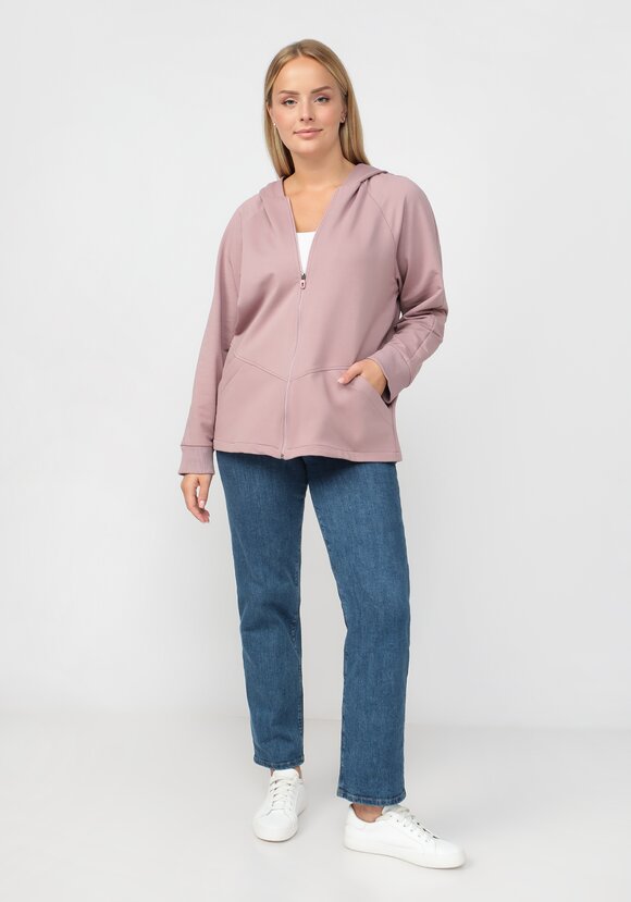 Худи на молнии с рукавом реглан шир.  580, рис. 12