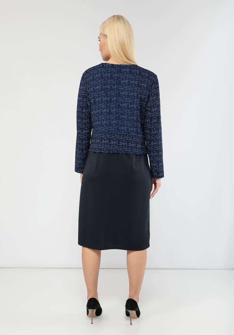 Платье с имитацией пиджака Барбара шир.  750, рис. 7