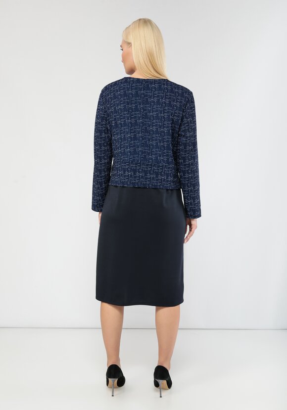 Платье с имитацией пиджака Барбара шир.  580, рис. 7