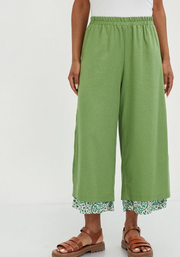 Брюки комбинированные длиной 7/8 шир.  580, рис. 12