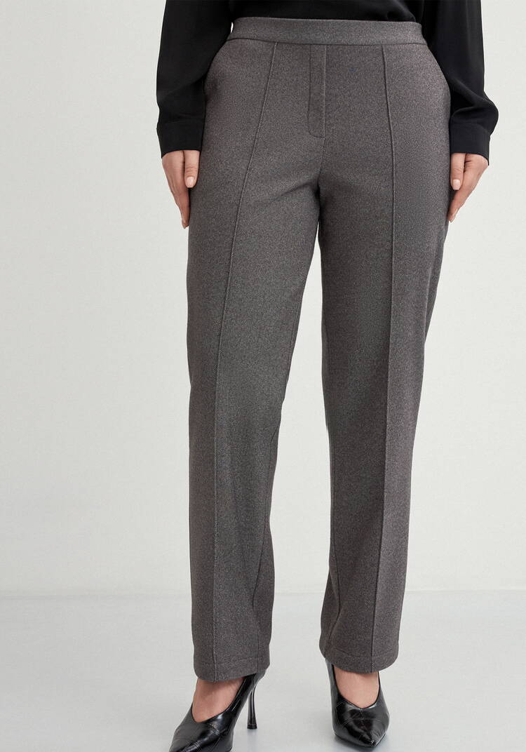 Брюки прямые трикотажныe шир.  750, рис. 4