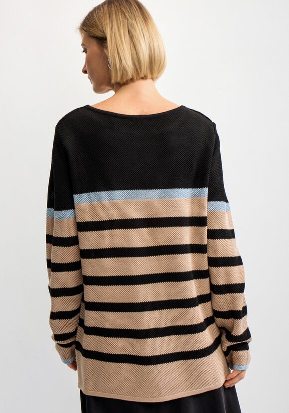 Джемпер в полоску с метанитью шир.  580, рис. 34