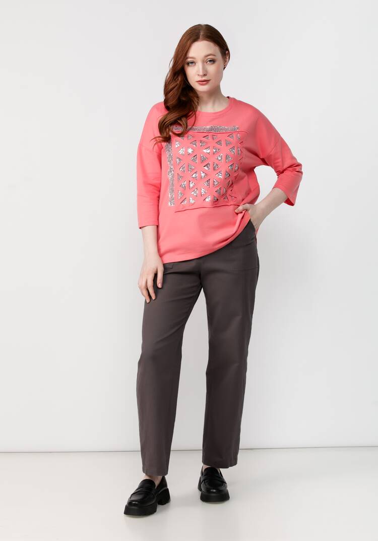 Джемпер Сверкающий принт шир.  750, рис. 12