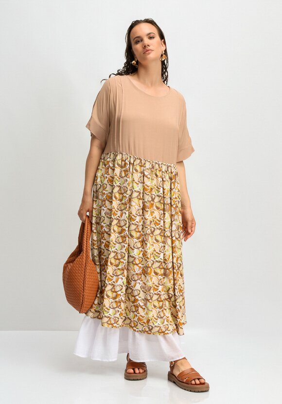 Платье с нижней юбкой в комплекте шир.  580, рис. 17