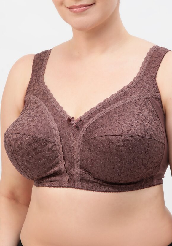 Бюстгальтер кружевной с широкими бретелями шир.  580, рис. 1