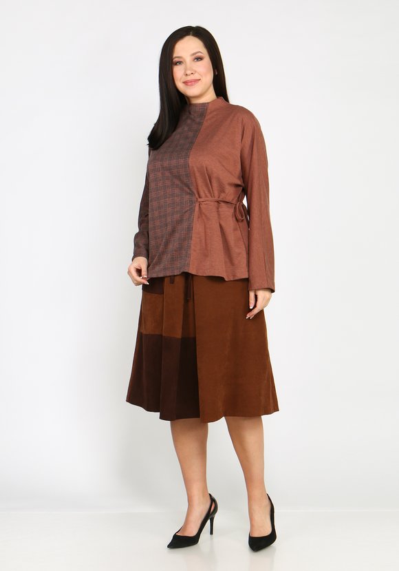 Джемпер комбинированный шир.  580, рис. 7